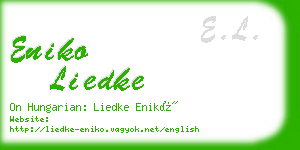 eniko liedke business card